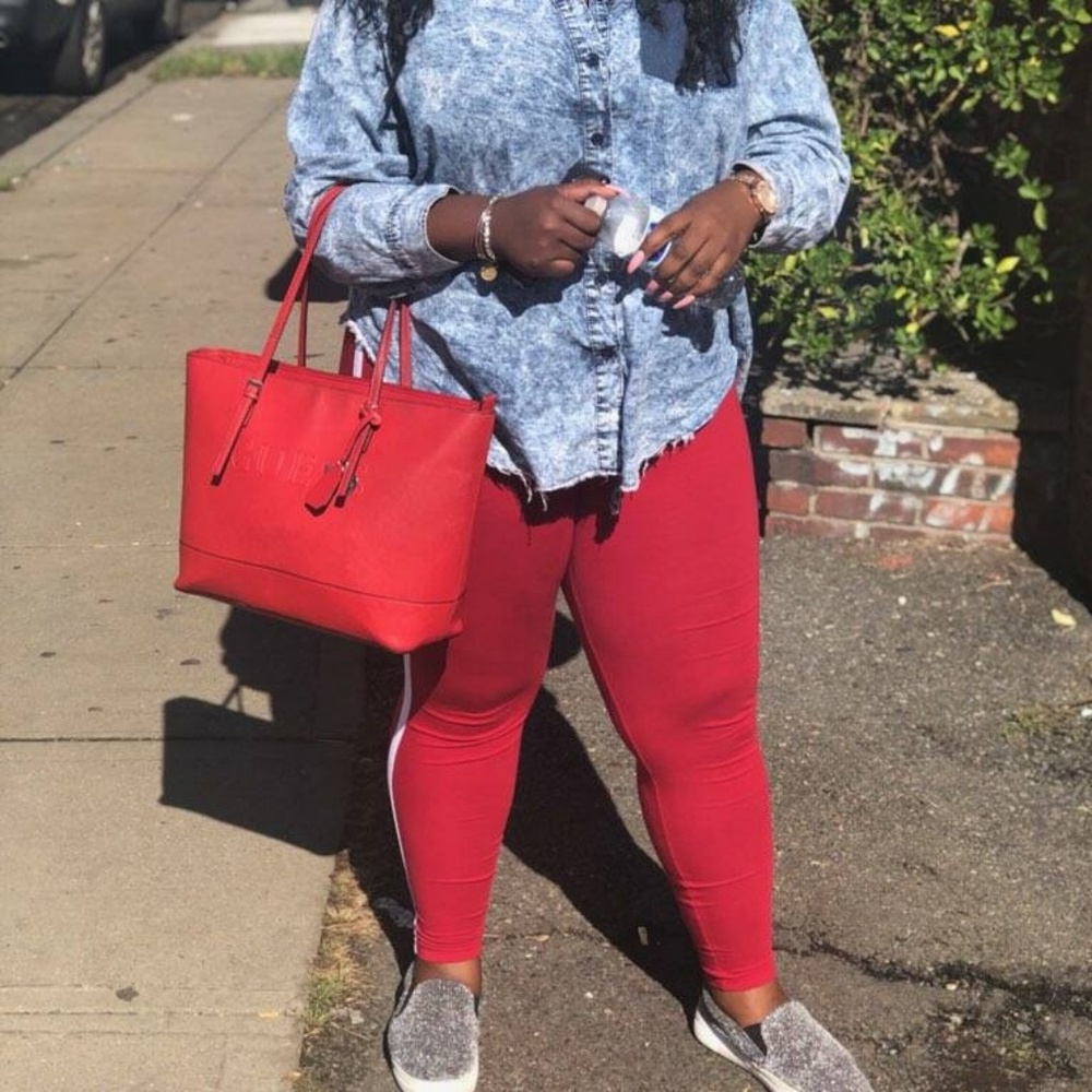 Red Striped Legging - Picture 5 of 5